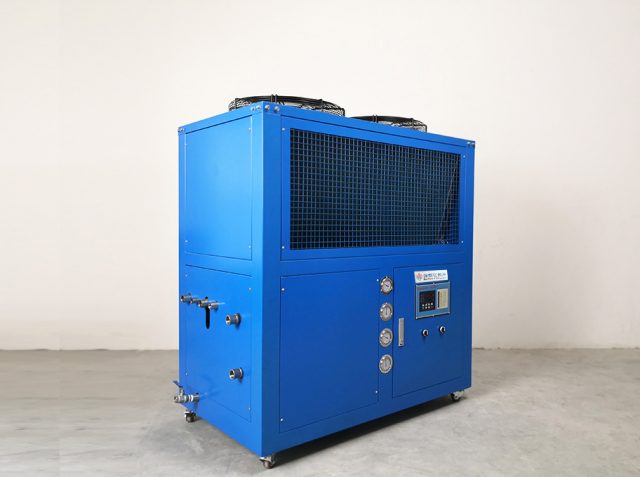 10HP Portabel Kotak Air Cooled Air Chiller - Biru4
