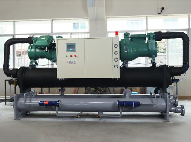Industrial Water Cooled Screw Chiller (Double Compressor)1