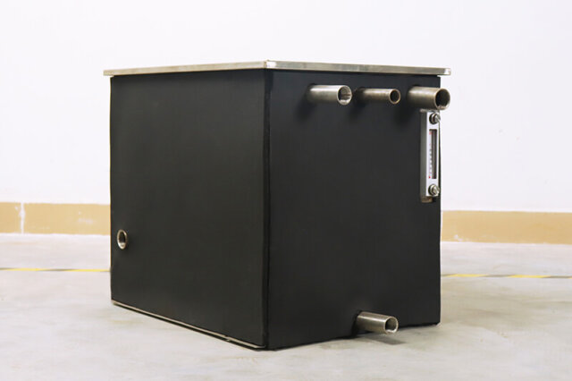 coil in tank type evaporator of chiller